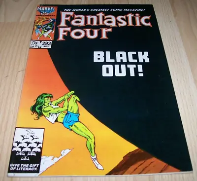 Buy Fantastic Four (1961 1st Series) #293...Published Aug 1986 By Marvel • 6.95£
