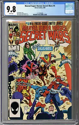 Buy Marvel Super Heroes Secret Wars #5 CGC 9.8 • 159.59£