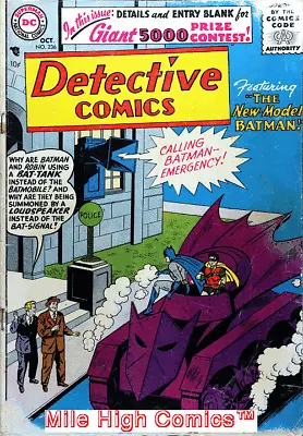 Buy DETECTIVE COMICS  (1937 Series)  (DC) #236 Fair Comics Book • 123.49£