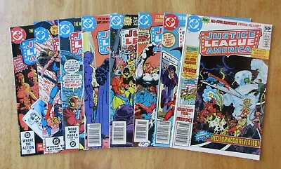 Buy Lot Of 8 High-Grade JUSTICE LEAGUE OF AMERICA! ≈ #193-203 (VF/VF+) 5 Newsstand! • 22.82£
