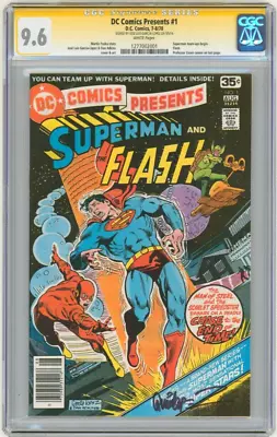 Buy DC Comics Presents #1 CGC SS 9.6 Superman Flash Race Jose Luis Garcia Lopez Art • 286.91£