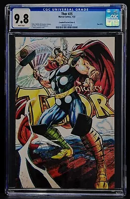 Buy Thor #25 (Marvel 2022) J. Scott Campbell Retro Variant - CGC 9.8 - Limited 1:200 • 98.83£