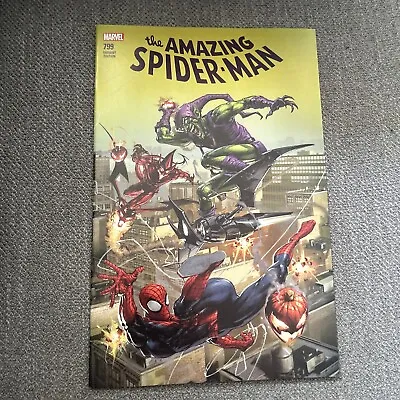 Buy Amazing Spider-Man #799 - Clayton Crain - 1st Cameo App. Goblin Childe NM/NM+ • 7.39£