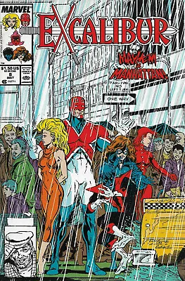 Buy Excalibur #8 Featuring Captain Britain (Marvel Comics 1989, Alan Davis) • 2.99£