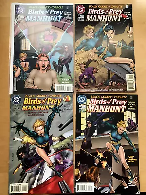 Buy Birds Of Prey :Manhunt : Complete 4 Issue DC 1996 Series.VF. Black Canary Oracle • 15.99£