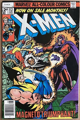 Buy Uncanny X-Men #112 August 1978 KEY 1st Appearance Asteroid George Perez Cover • 34.99£