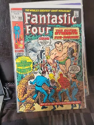 Buy Fantastic Four #102 - SUB MARINER - Magneto - Marvel Comics • 38£