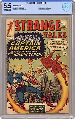 Buy Strange Tales #114 CBCS 5.5 1963 23-30404CB-012 • 209.02£