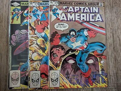Buy Captain America #270, 276 & 278 Job Lot Bundle • 10£
