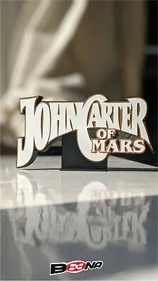 Buy John Carter Of Mars Plastic Logo Display Sign - Comic Book Version Burroughs • 21£