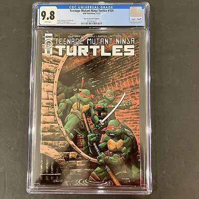 Buy TMNT #124 1:10 Variant 2021 Ninja Turtles CGC 9.8 First Cameo Punk Frogs • 100.53£