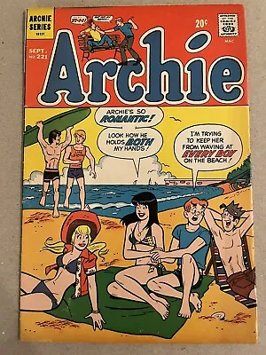 Buy Archie 221 Vg Archie Series 1972! Dan Decarlo Sexy Bikini Cover! Wow!!!!!!!!! • 11.87£
