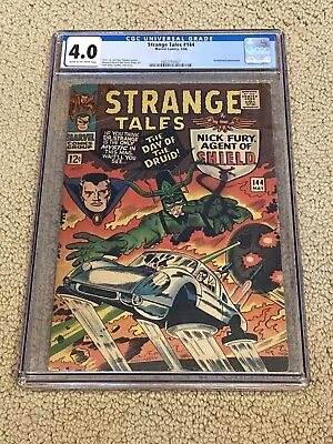 Buy Strange Tales 144 CGC 4.0 (Classic Kirby Cover!!) • 113.54£