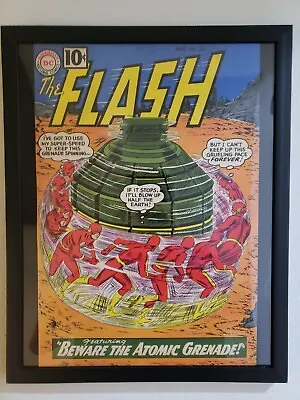 Buy Flash #122 By Carmine Infantino 11x14 FRAMED Art Print, Vintage 1961 DC Comics • 24.67£