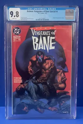 Buy Batman: Vengeance Of Bane Special #1 Comic Book 1st App Origin Bane 1993 CGC 9.8 • 283.72£