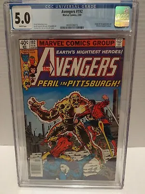 Buy AVENGERS #192 CGC 5.0  Marvel Comics  1980  ORIGIN & 1ST APPEARANCE OF INFERNO' • 39.59£