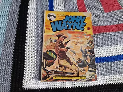 Buy John Wayne Adventure Comics No 42 1953 World Distributors WDL Box 54 • 6.50£