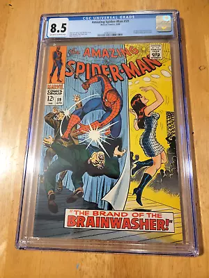 Buy Amazing Spider-man #59 *cgc 8.5 1968* 1st Cover App Mary Jane Watson • 221.88£