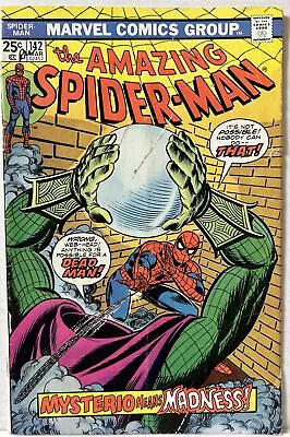 Buy Amazing Spider-Man #142 Mysterio! John Romita Cover Art! Marvel 1975 • 7.99£