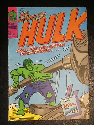 Buy Bronze Age + Marvel + German + 13 + 1975 + Tales To Astonish #67 + Hulk + • 23.71£