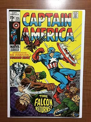 Buy Captain America #126 VF Falcon Marvel  1970 High Grade • 19.78£