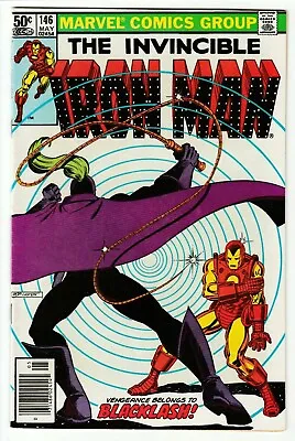 Buy Iron Man #146 May 1981 VF+ 8.5 Marvel Comics 1st Appearance Blacklash • 6.86£