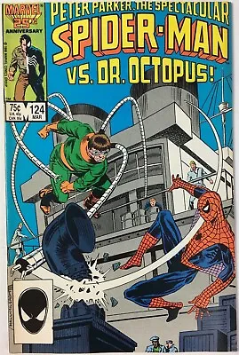 Buy Peter Parker The Spectacular Spider-Man Vol 1 #124 March 1987 USA Marvel Comic • 10.99£