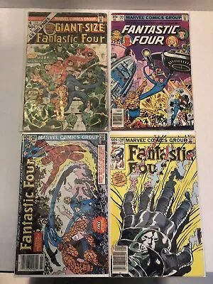 Buy Fantastic Four Lot 205 252 With Tattoos 258 Giant Size Fantastic Four 4 • 23.72£