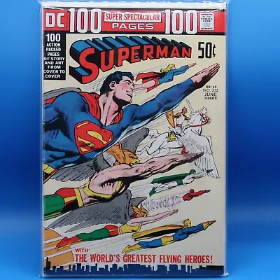 Buy Superman #252 -🗝️ Iconic Neal Adams Wraparound Cover - VF+  • 60.27£