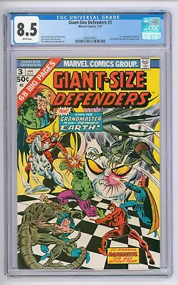 Buy Giant Size Defenders #3 CGC 8.5 VFN+ First Korvac • 155£
