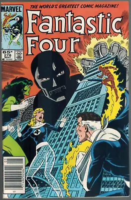 Buy Fantastic Four 278  Origin Of Dr. Doom!  Newsstand  VF-  1985 Marvel Comic • 3.17£