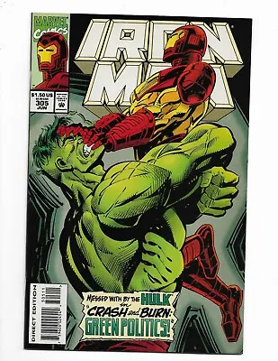 Buy Iron Man #305    Hulk Cover • 19.71£