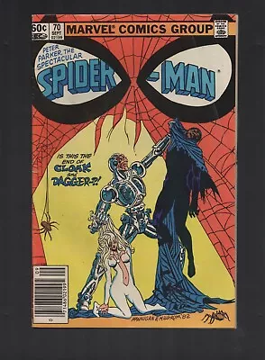 Buy Marvel Comics Peter Parker, The Spectacular Spider-Man 1982 SEPT VOL#1 NO#70 • 3.59£