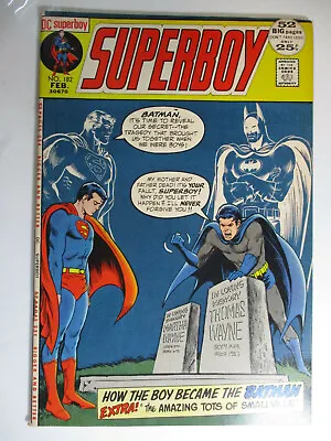 Buy Superboy #182, Batman, Amazing Tots Of Smallville, VF, 8.0, OWW Pages • 17.81£