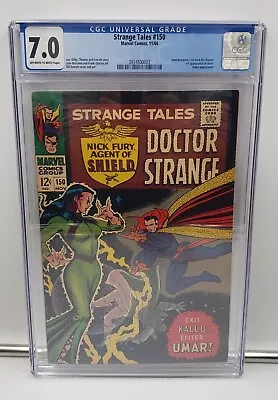 Buy Strange Tales # 150 Cgc 7.0 First Umar Appearance 1st John Buscema Artwork 1966 • 138.34£