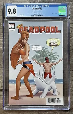Buy Deadpool #1 CGC 9.8 John Tyler Christopher Variant, Elsa Bloodstone, Marvel 2020 • 198.58£