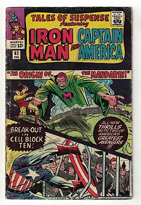 Buy Marvel Comics Tales Of Suspense 62  Iron Man Origin Mandarin VG 4.5 Avengers   • 51.99£
