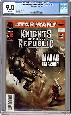 Buy Star Wars Knights Of The Old Republic #42 CGC 9.0 2009 4210759002 • 98.56£