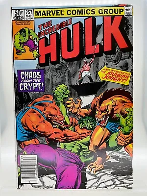 Buy Incredible Hulk 257 ~Est. 9.0-9.2 ~Key ~Newsstand ~1st Full App. Arabian Knight • 55.21£