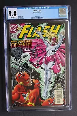 Buy Flash #170 First David Hersch CICADA Villain 2001 MAGENTA CW TV Series CGC 9.8 • 78.37£