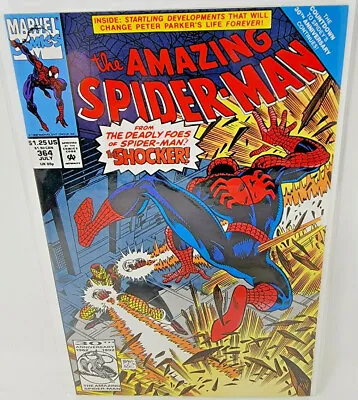 Buy Amazing Spider-man #364 Shocker Appearance *1992* 9.4 • 4.74£