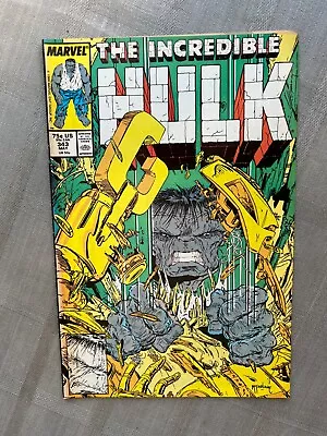 Buy The Incredible Hulk Volume 1 No 343 Vo IN Very Good Condition/Very Fine • 10.17£