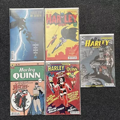 Buy HARLEY QUINN BUNDLE 5xCOMICS ANNUAL 18 19 20 22 HOMAGE COVERS BATMAN DC • 19.99£