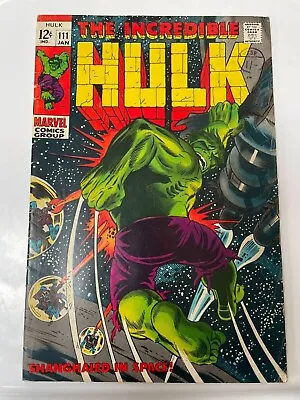 Buy Incredible Hulk #111 Jan 10, 1969 • 75£