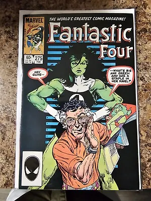 Buy Fantastic Four #275 (1984) She-Hulk & Stan Lee Cover Copper Age Marvel Comics VF • 6.36£