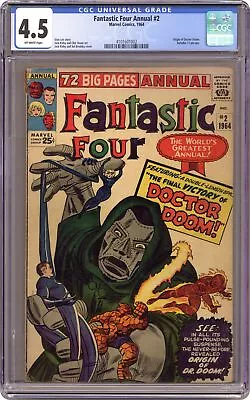 Buy Fantastic Four Annual #2 CGC 4.5 1964 4101601002 • 343.91£