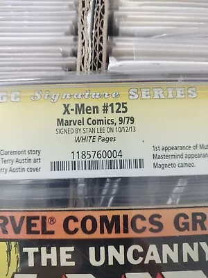 Buy X-Men 125 Signature Series Cgc 8.5 • 383.77£