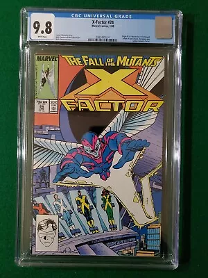 Buy 1988 Marvel X-factor #24 Cgc 9.8 1st Appearance Archangel Origin Of Apocalypse • 196.32£