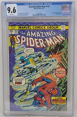 Buy Amazing Spider-man #143 ~ Marvel 1975 ~ Cgc 9.6 ~ 1st Cyclone • 269.43£
