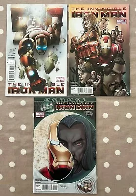Buy The Invincible Iron Man #500, #500.1 & Annual #1 (2010), NM • 13.99£